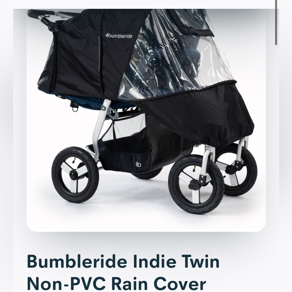 Indie twin non PVC rain cover